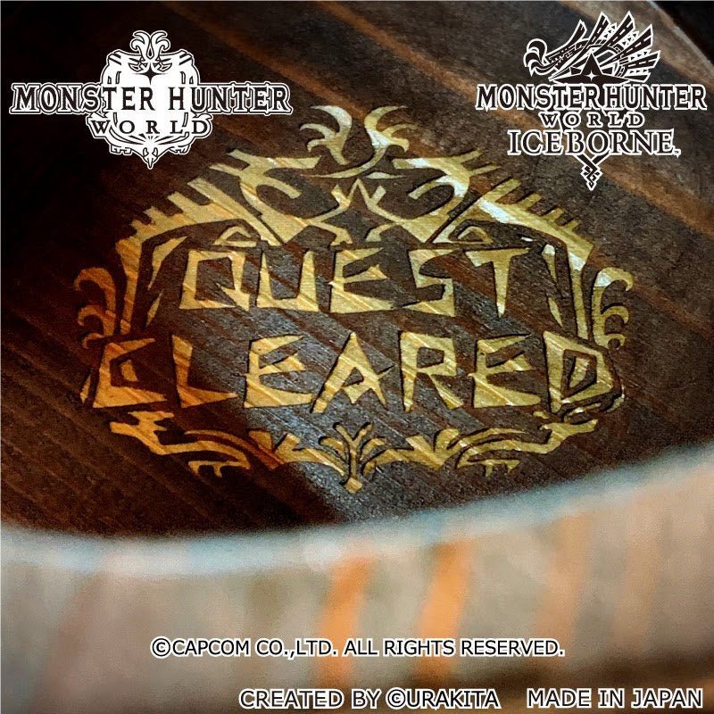 Monster Hunter: World【リアルサイズ木樽ジョッキ】【彫刻】2.8L